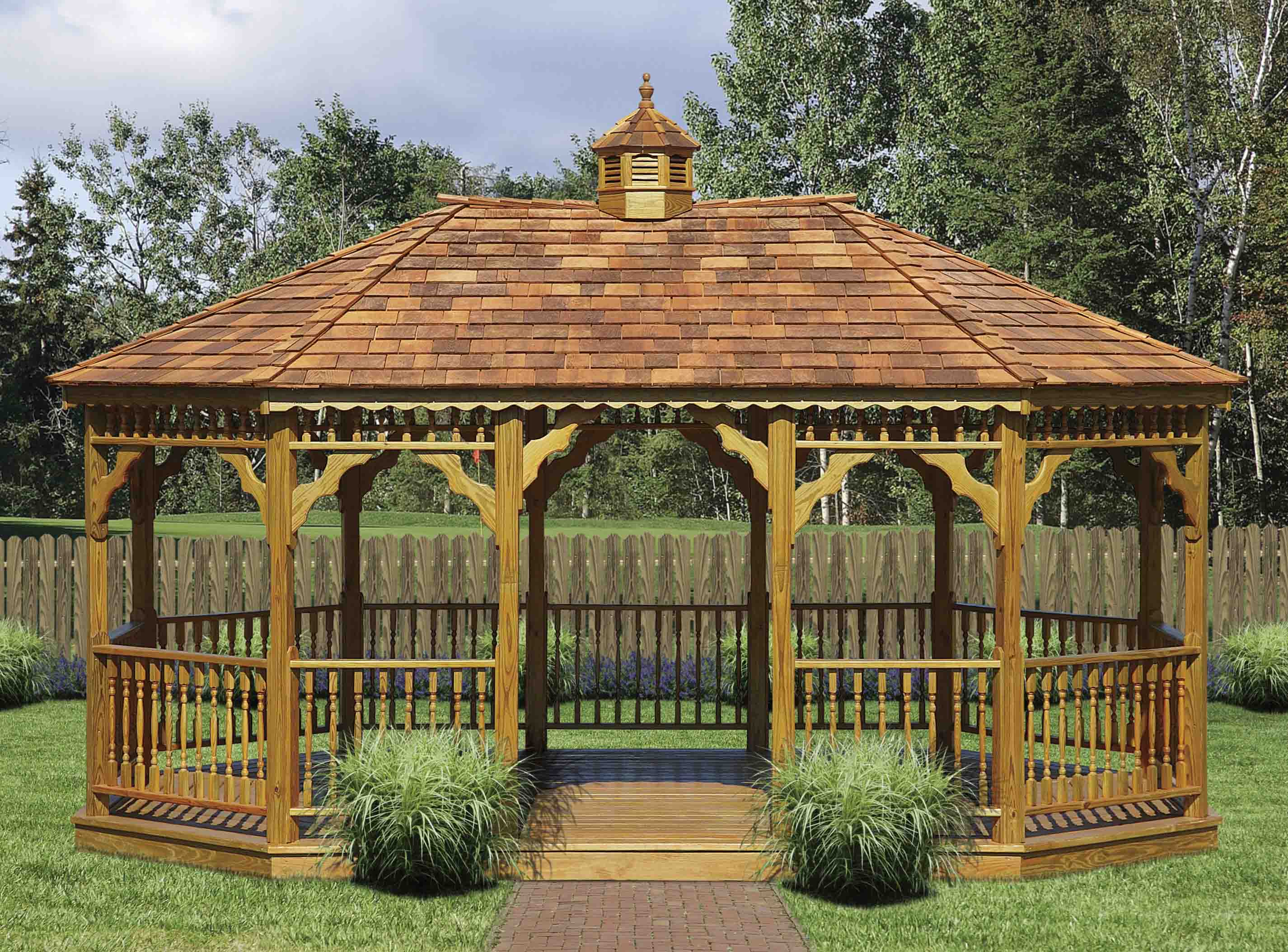 Oval Gazebos from Timber Mill
